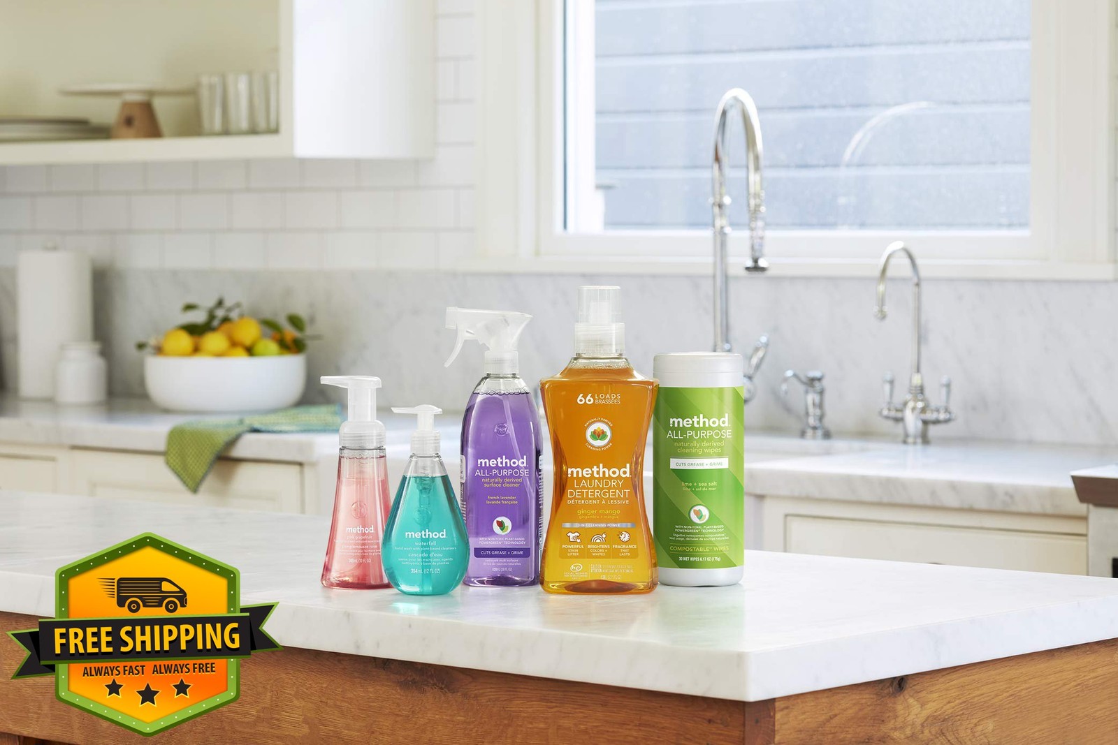 Method Granite Cleaner Apple Orchard 28oz Pack of 8