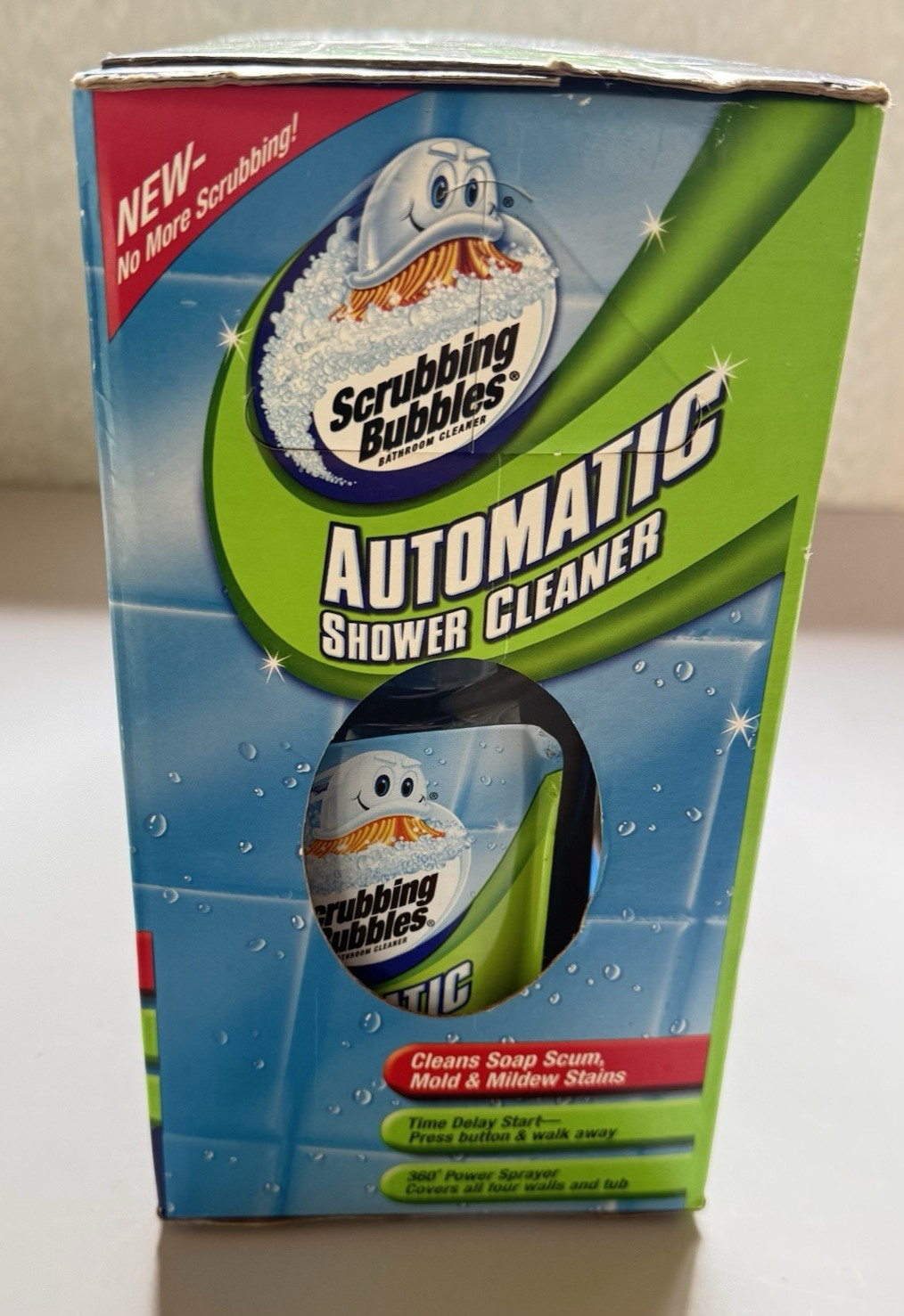 Scrubbing Bubbles AUTOMATIC BATHROOM SHOWER CLEANER Kit w/ 2 Cleaning Solutions