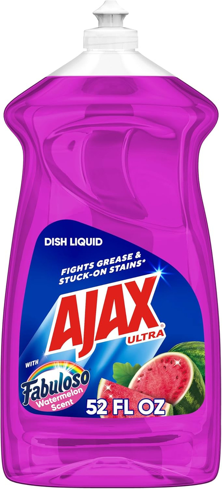 Ajax Ultra Dishwashing Liquid Dish Soap Refill, Vinegar and Lime Scent, 90 Fluid