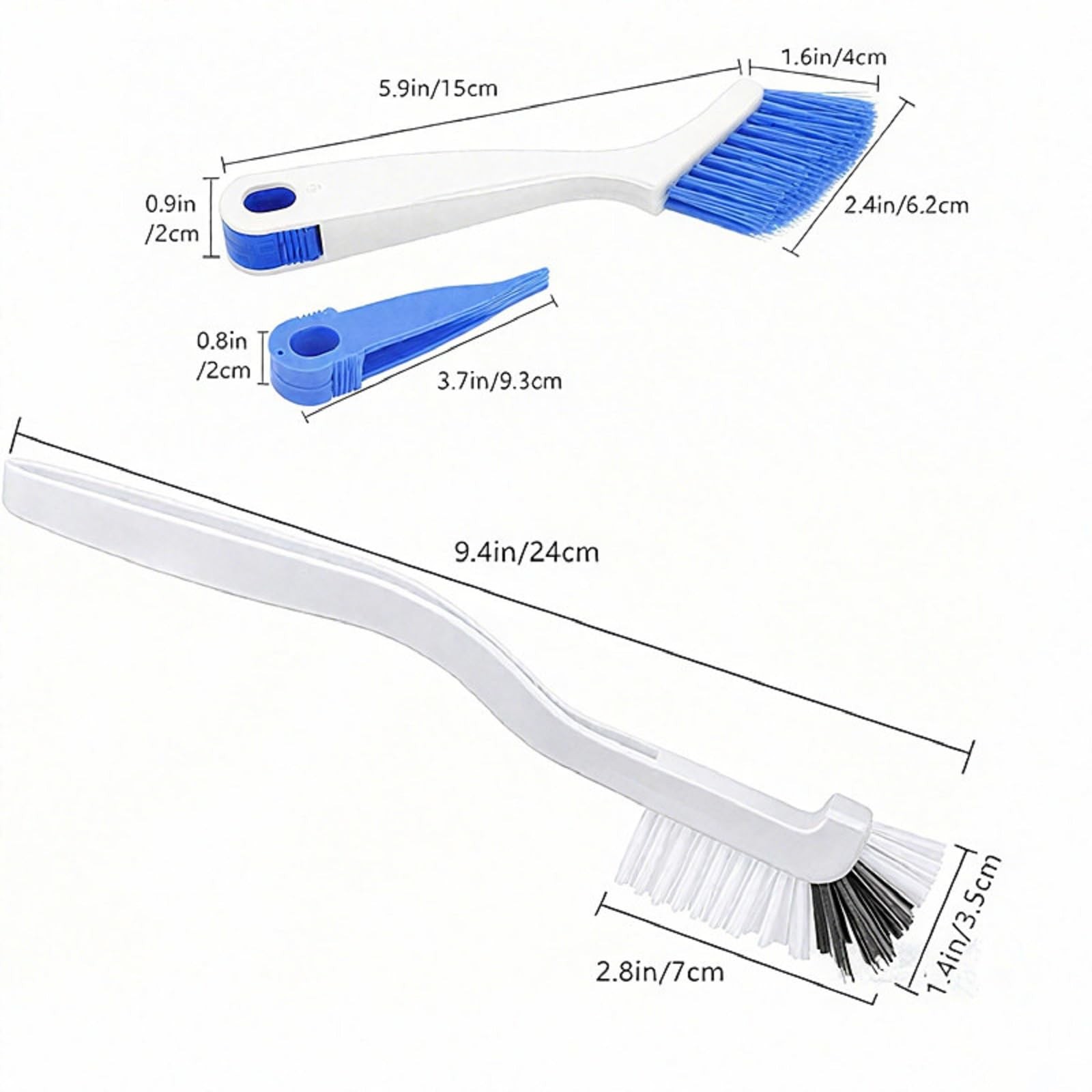 Cleaning Brushes, for Sink, Bathroom & Kitchen Corners – Compact Design with …