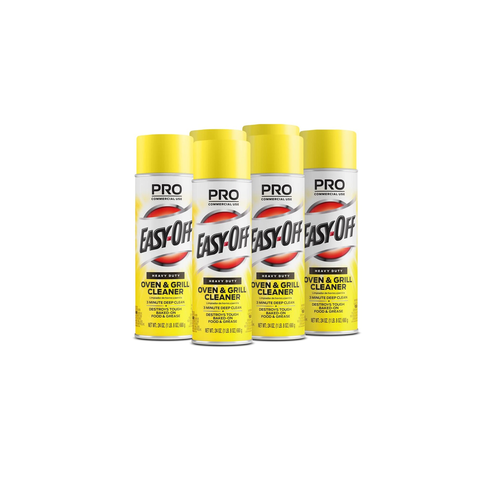Heavy Duty Oven Cleaner Spray, 24oz, Removes Grease (Pack of 6)