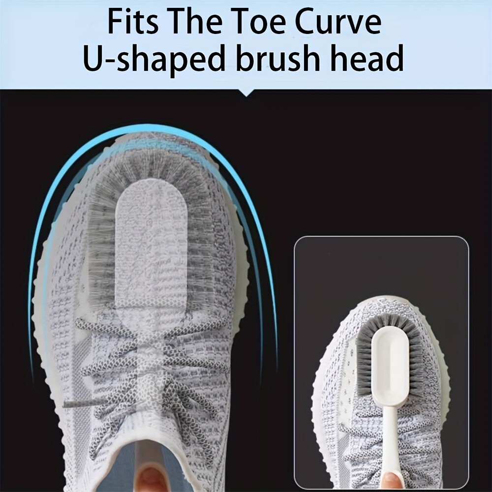 Cleaning Brush Shoes with Handle Multi- Use,Clothes Kitchen Washing Brush