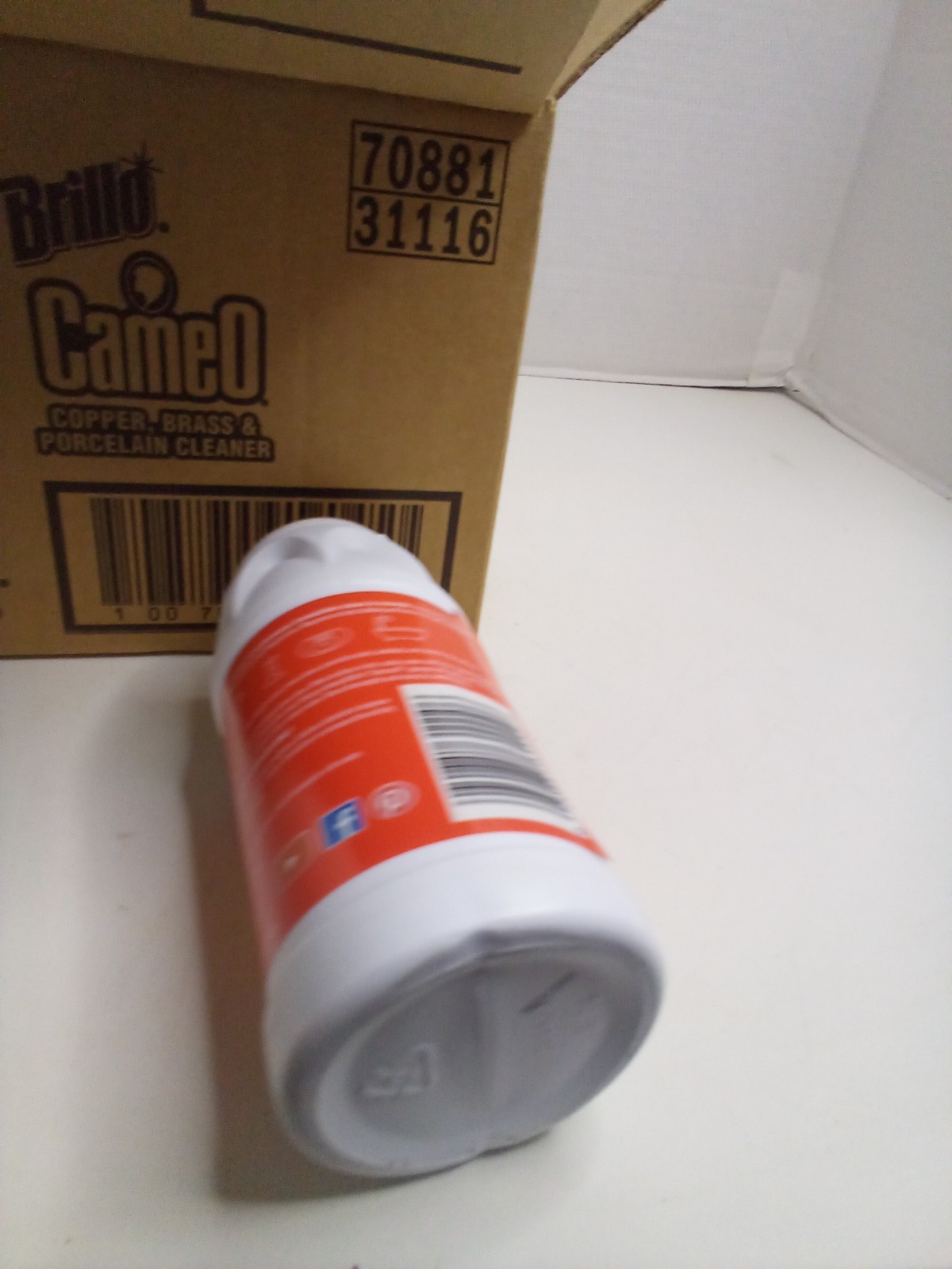 Brillo Cameo Copper Brass Porcelain Cleaner Lot of 6 Powder 10 OZ