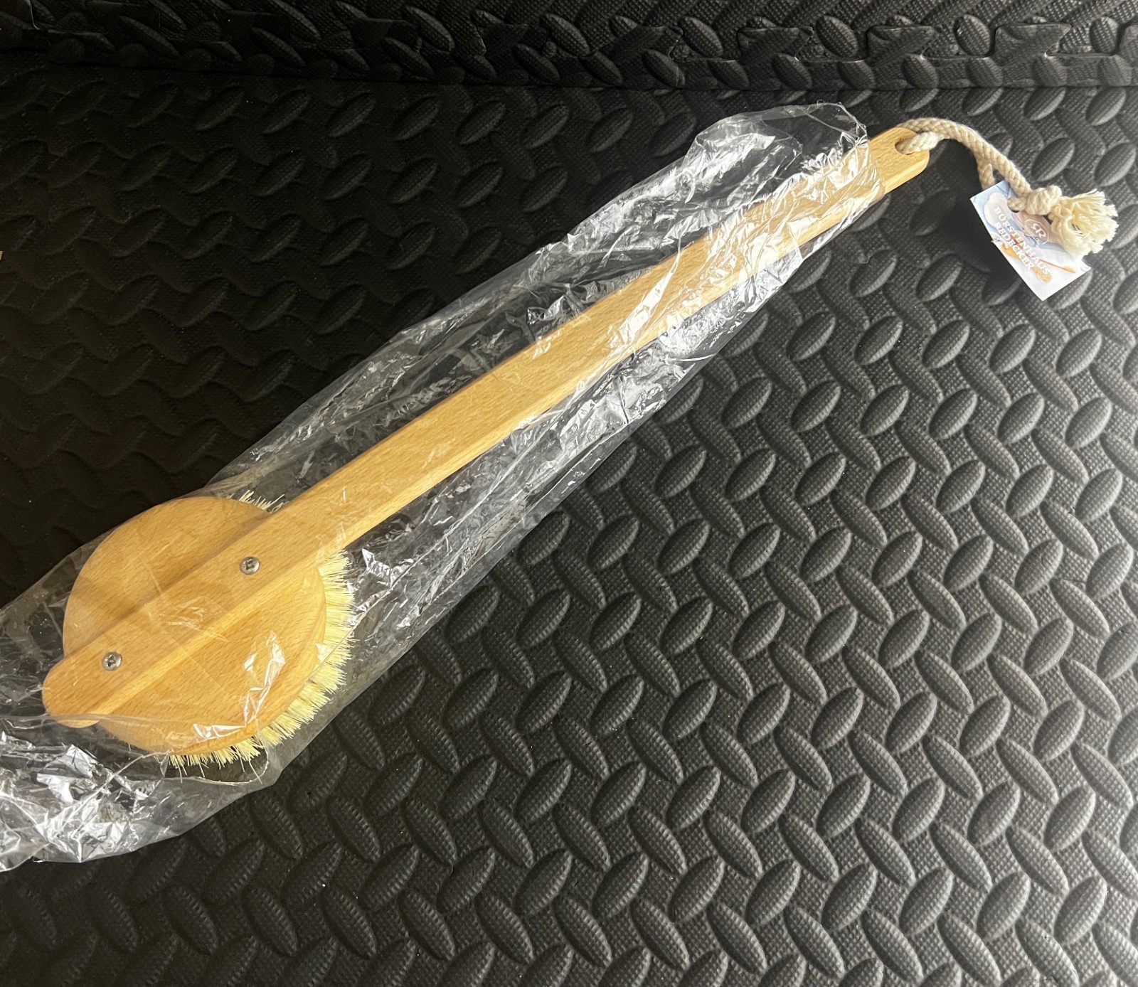 Redecker German-Made Bristle Dish Brush All-Purpose Scrubber 18″ Wooden 602545
