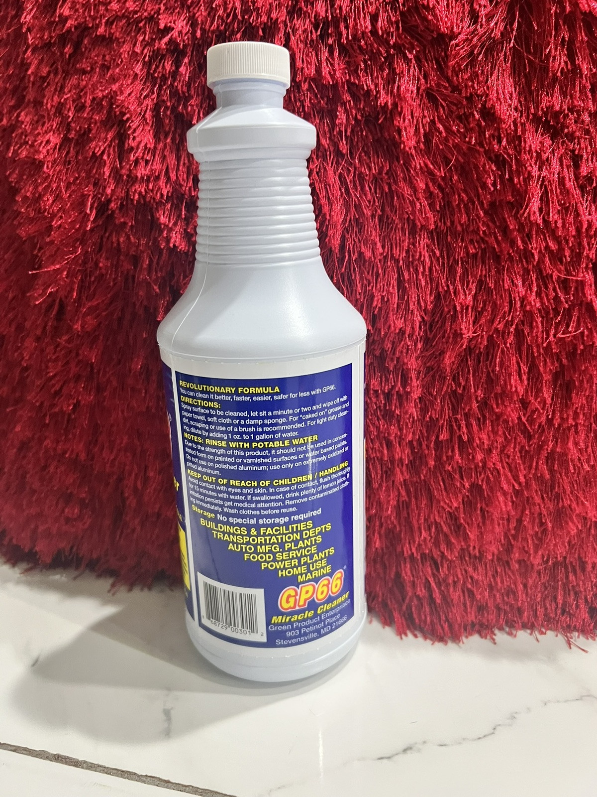 GP66 Miracle Cleaner 32 oz Spray Nozzle Included NEW Sealed 1 oz to 1 Gallon