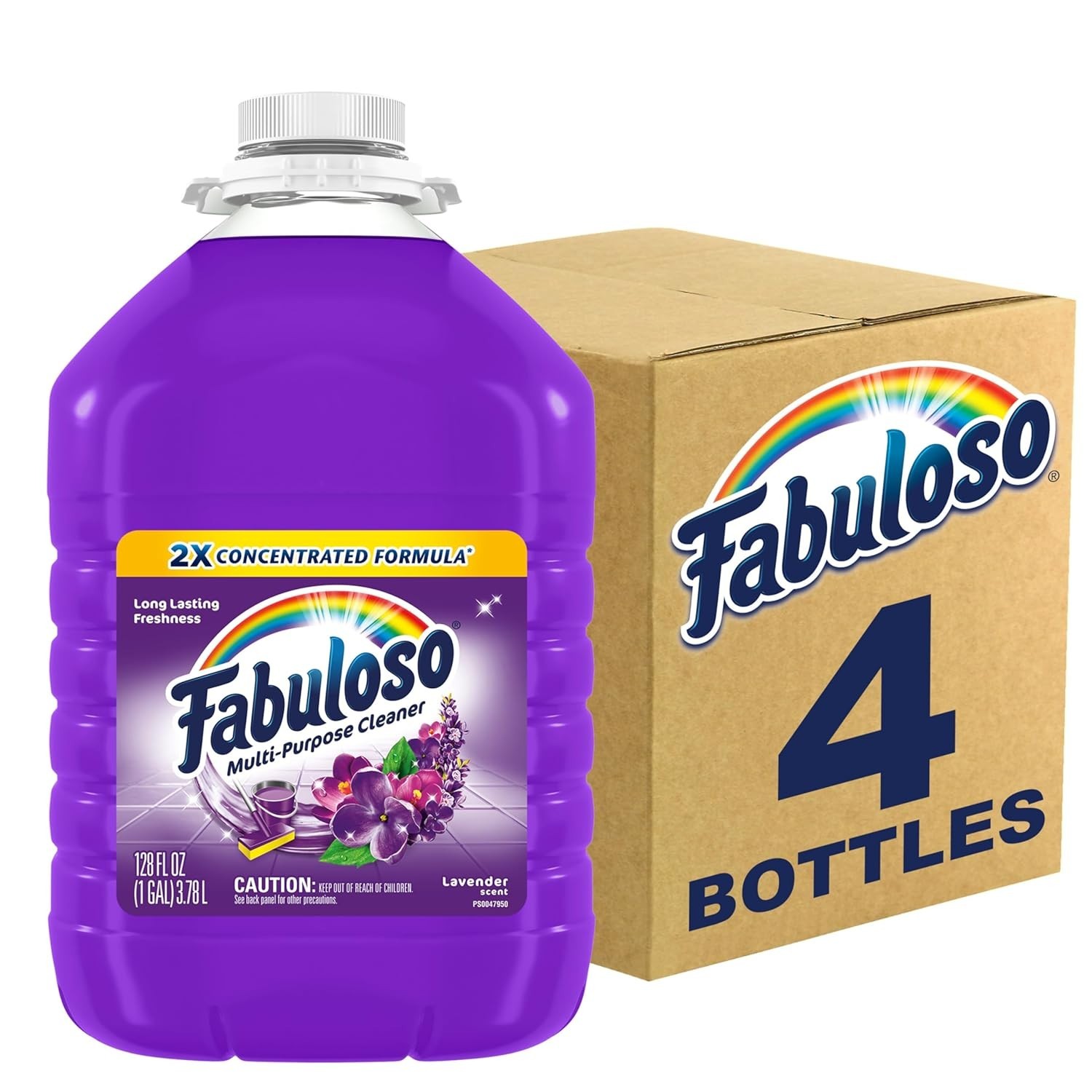 128 Oz Lavender All-Purpose Cleaner – 2X Concentration in a Convenient 4-Pack