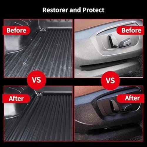 Revive Faded Plastic, Rubber Vinyl Ultimate Solution for Car Trim Size: 2.Pack