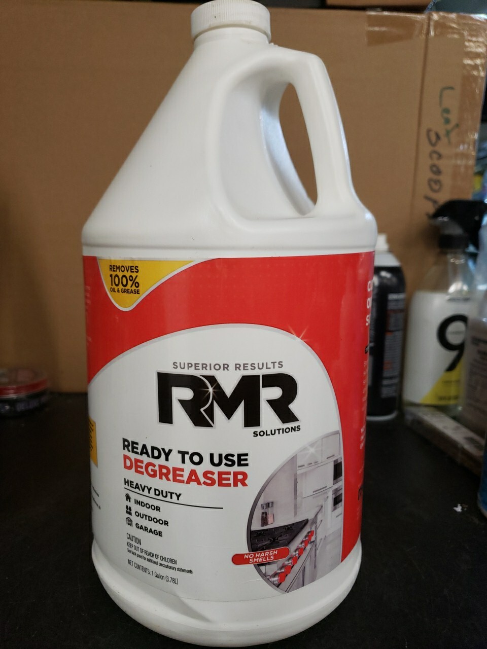 RMR Degreaser and Cleaner – Ready to Use Indoor/Outdoor Formula- 1 Gallon