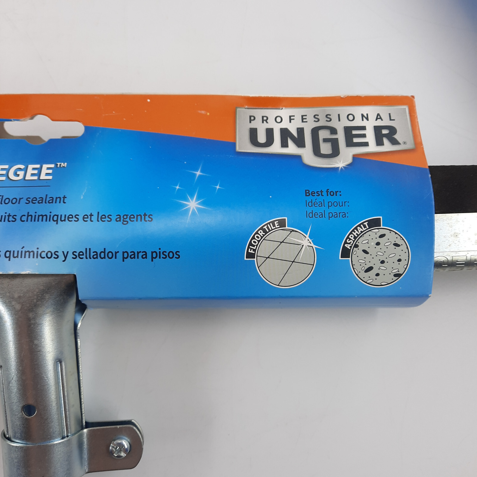 Unger 18 Inch Professional Aquaflex Uneven Surface Floor Squeegee Sealant Water