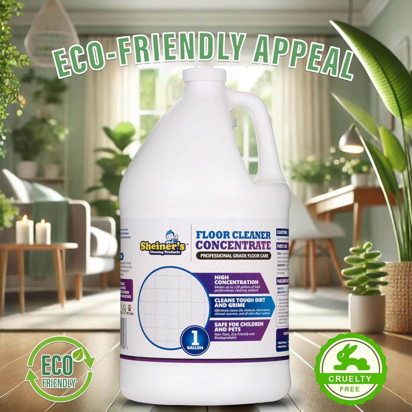 Multi-Surface Cleaner Concentrate, No-Rinse Floor Cleaner & Degreaser for Hom…