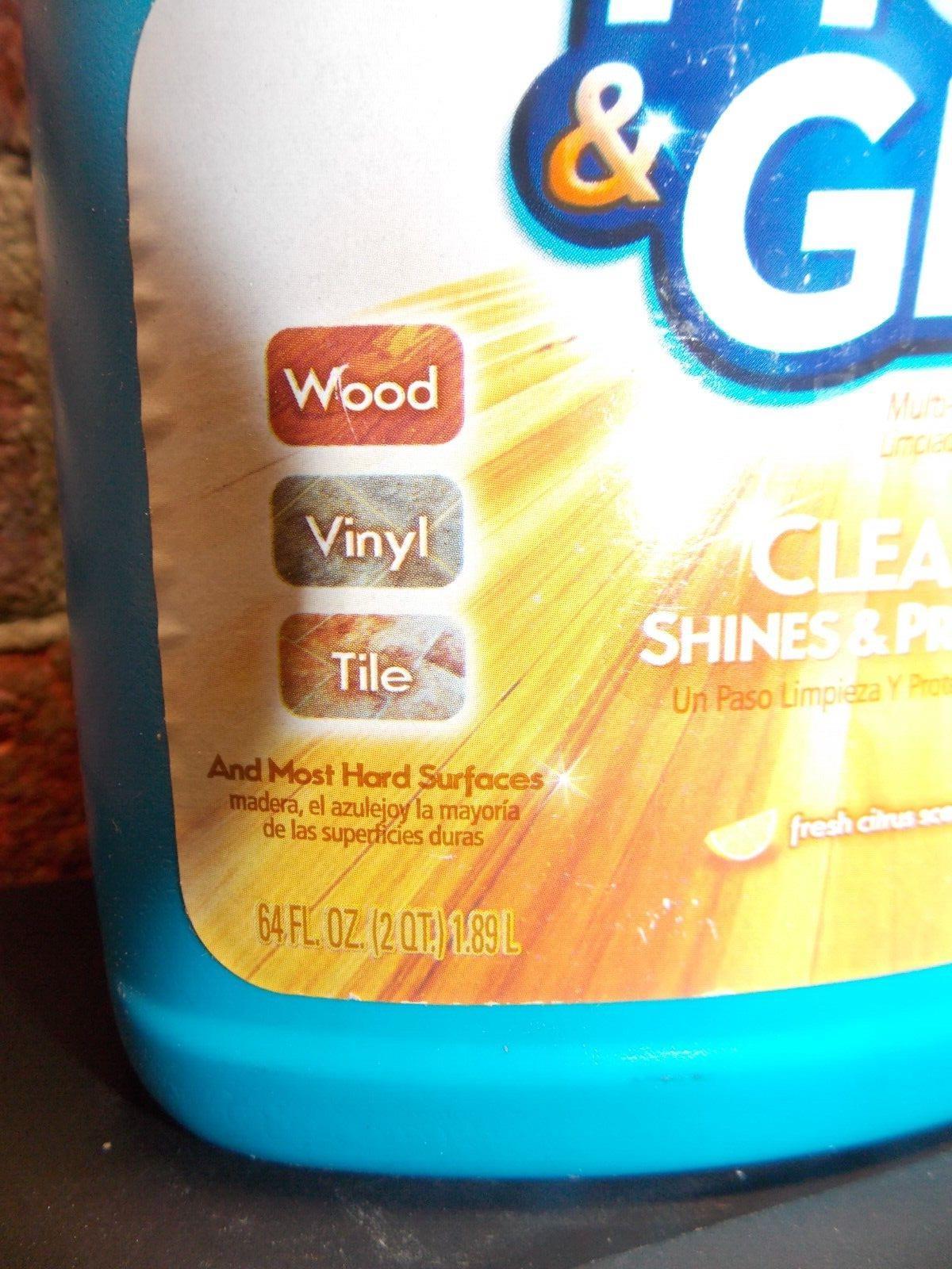 Mop & Glo Triple Action Floor Cleaner Fresh Citrus Scent 64oz Bottle 74297EA