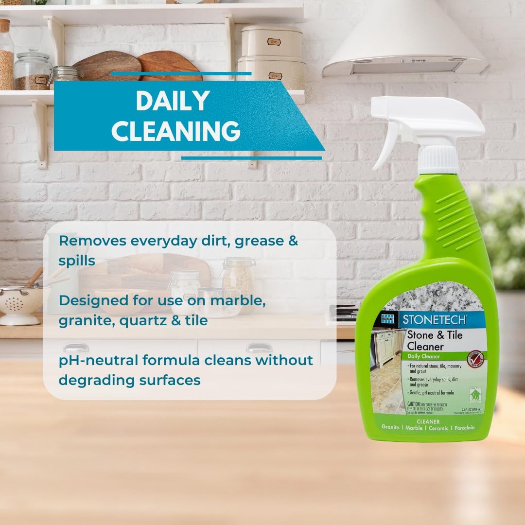 STONETECH Stone & Tile Cleaner, 24OZ (709ML) Spray Bottle
