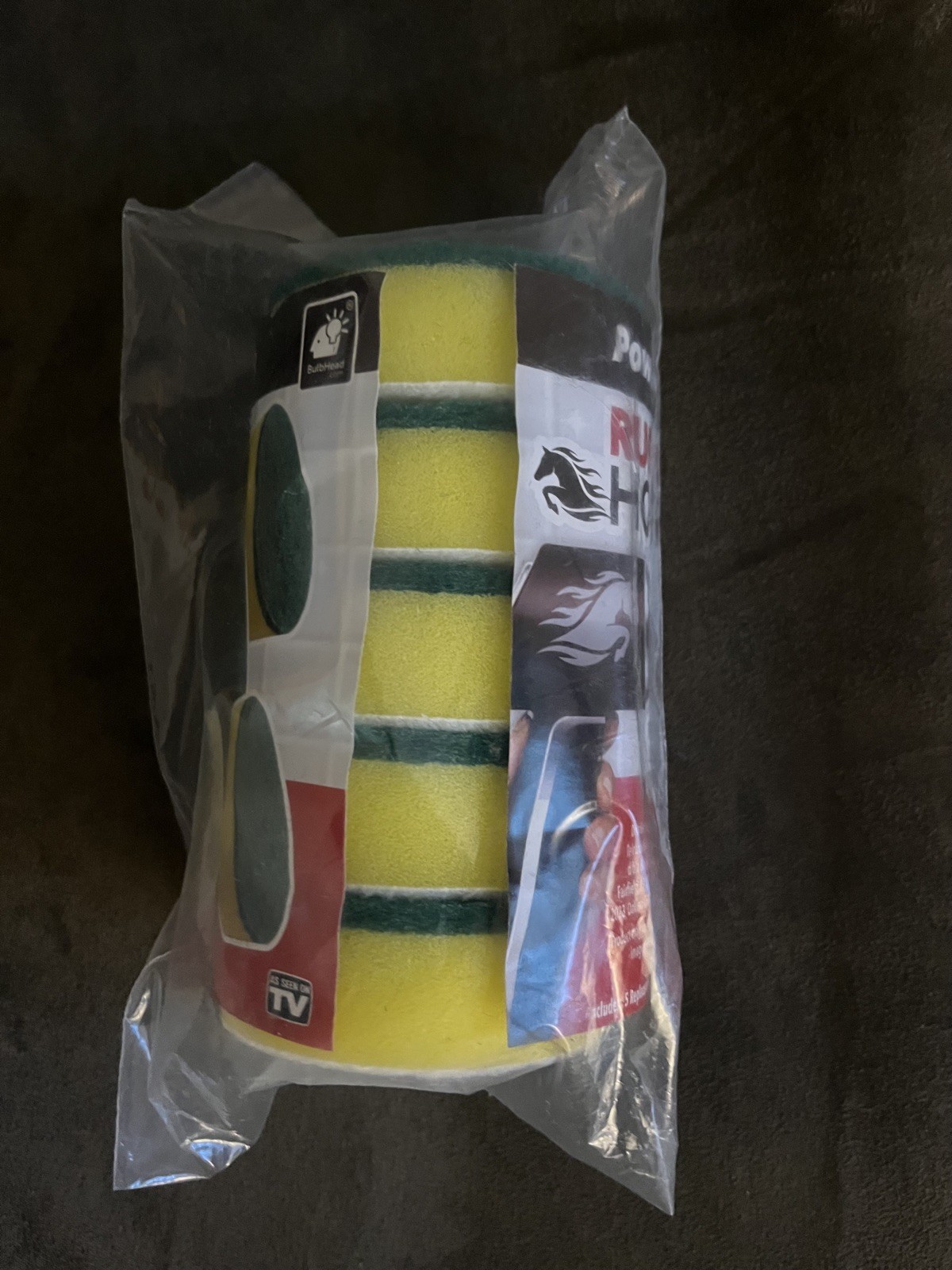 Horsepower 5 Heavy-Duty Sponges for Cordless & Rechargeable Scrubber, AS-SEEN…