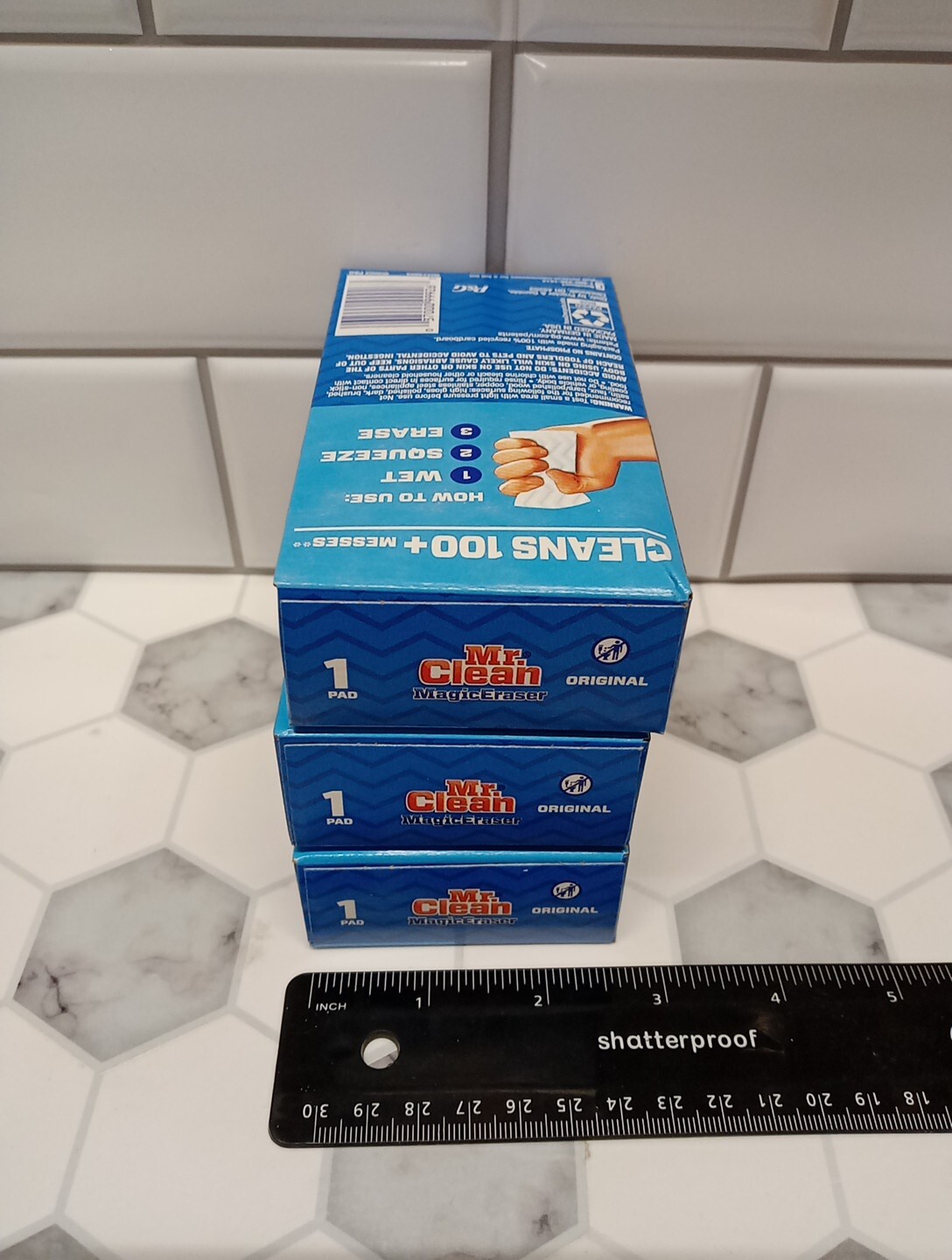 Mr. Clean Original Magic Eraser 2x Stronger Extra Clean 3 Packs SHIPS FREE!