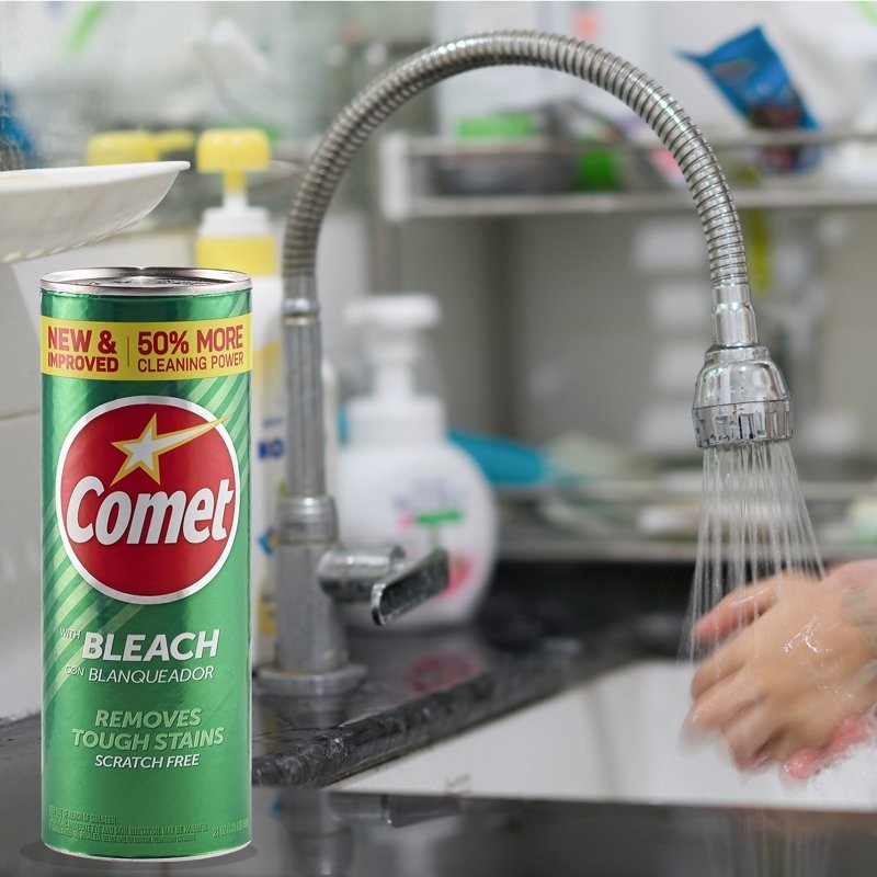 Comet Multipurpose Cleaning Powder with Bleach, 21 oz