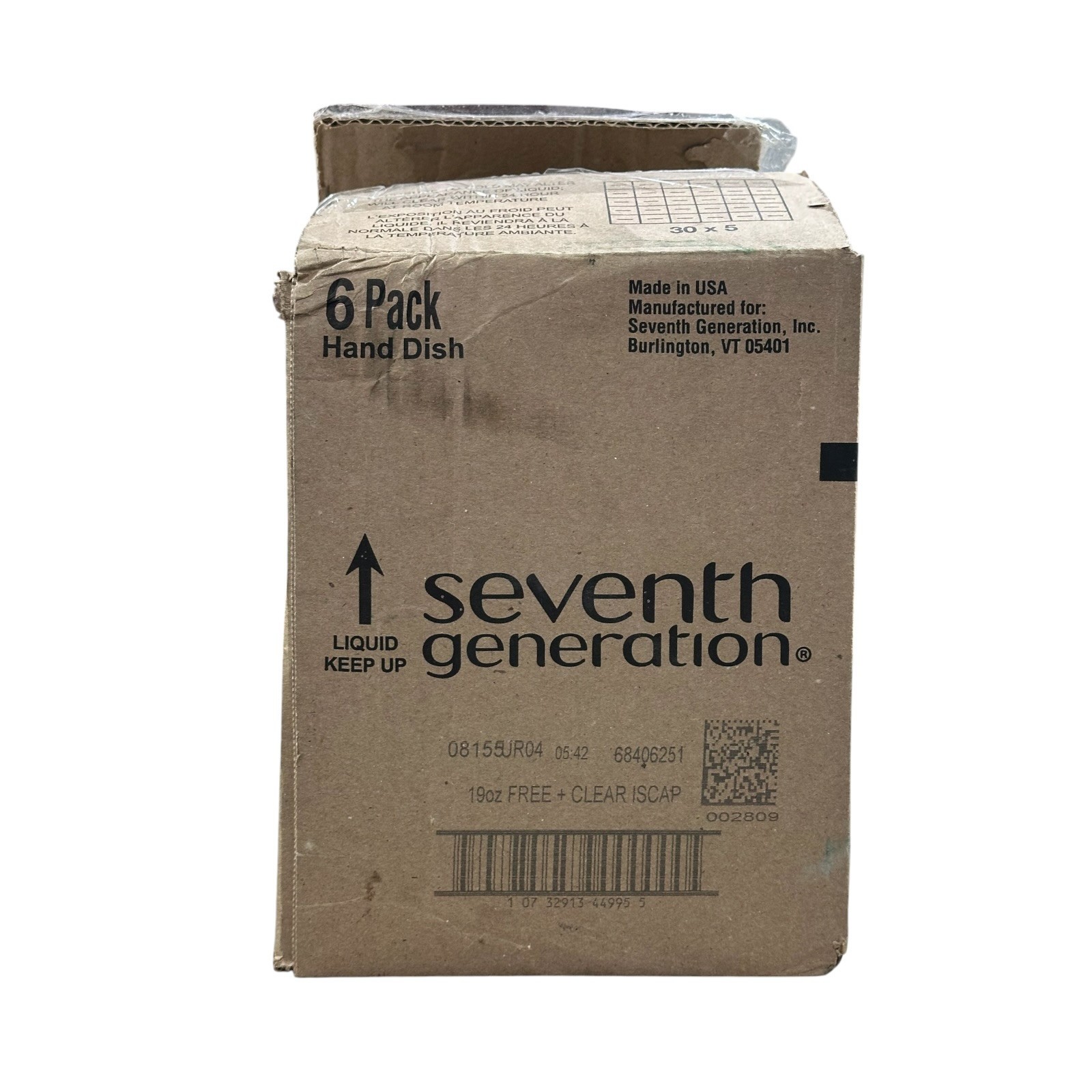 3x Seventh Generation Free Clear Liquid Dish Soap 19 Fl Oz Plant Based Formula