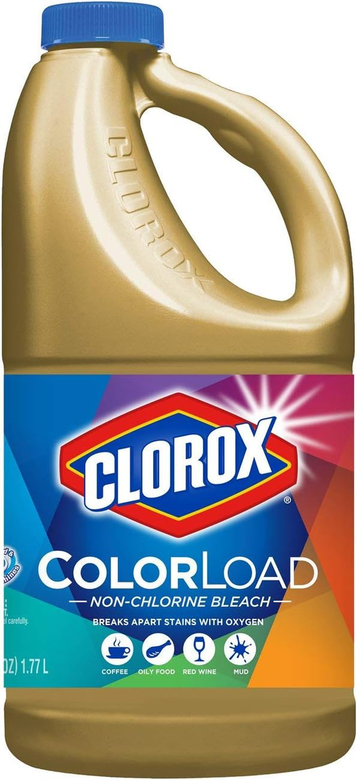 Colorload Non-Chlorine Bleach, 60 Ounce Bottle, Pack of 2, 120 Ounces Total