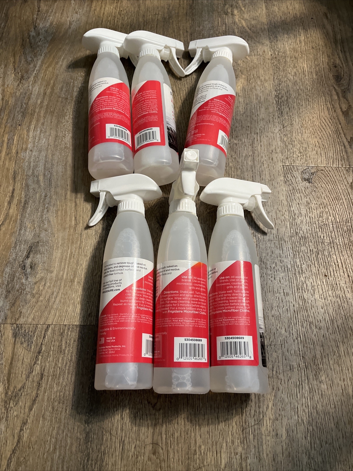 6-Pack Frigidaire ReadyClean Stainless Steel Cleaner Oven & Microwave 12oz Each