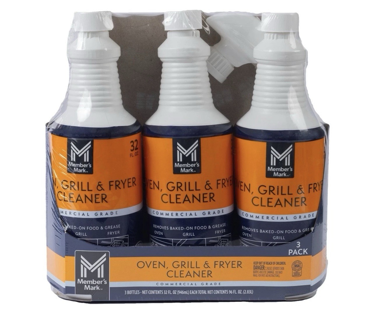 Qty (6) | Member’s Mark Commercial Oven,Grill and Fryer Cleaner|6-32oz Bottles