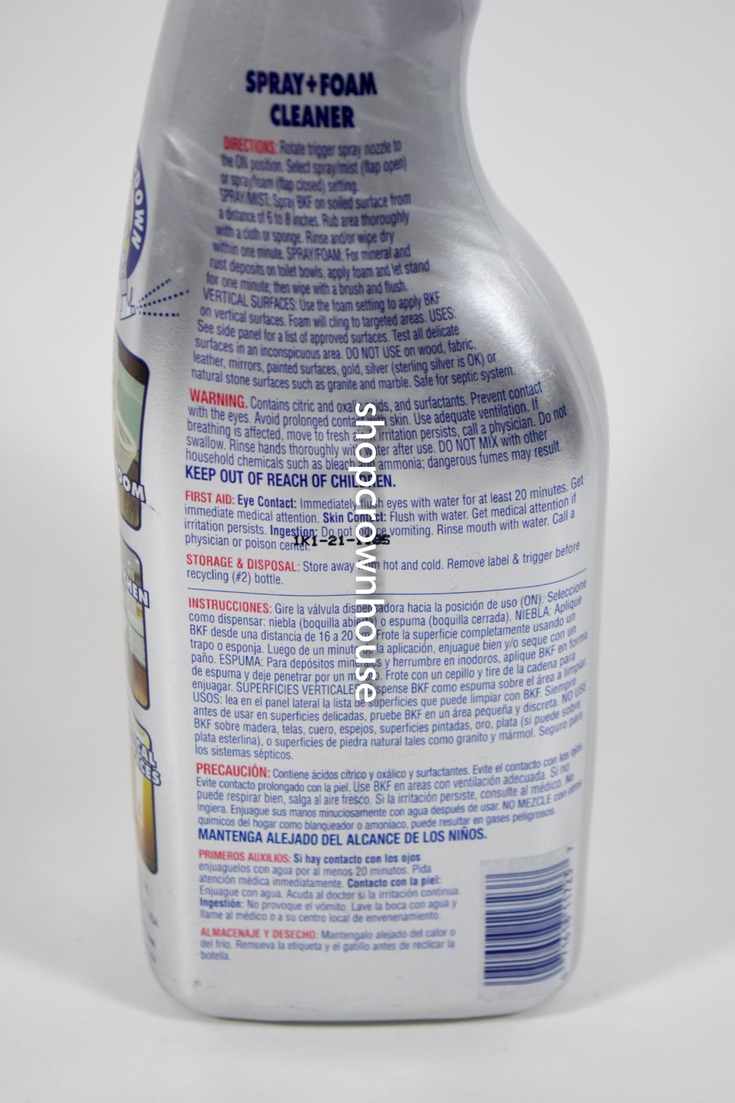 1 Bar Keepers Friend SPRAY & FOAM Cleaner Removes MORE 25.4oz