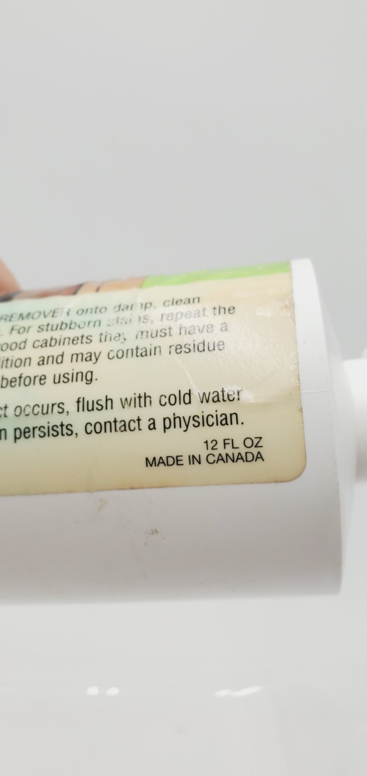 Kitchen Cabinet Grease Remover Non Toxic Non Corrosive 12 fl oz Scratch Free