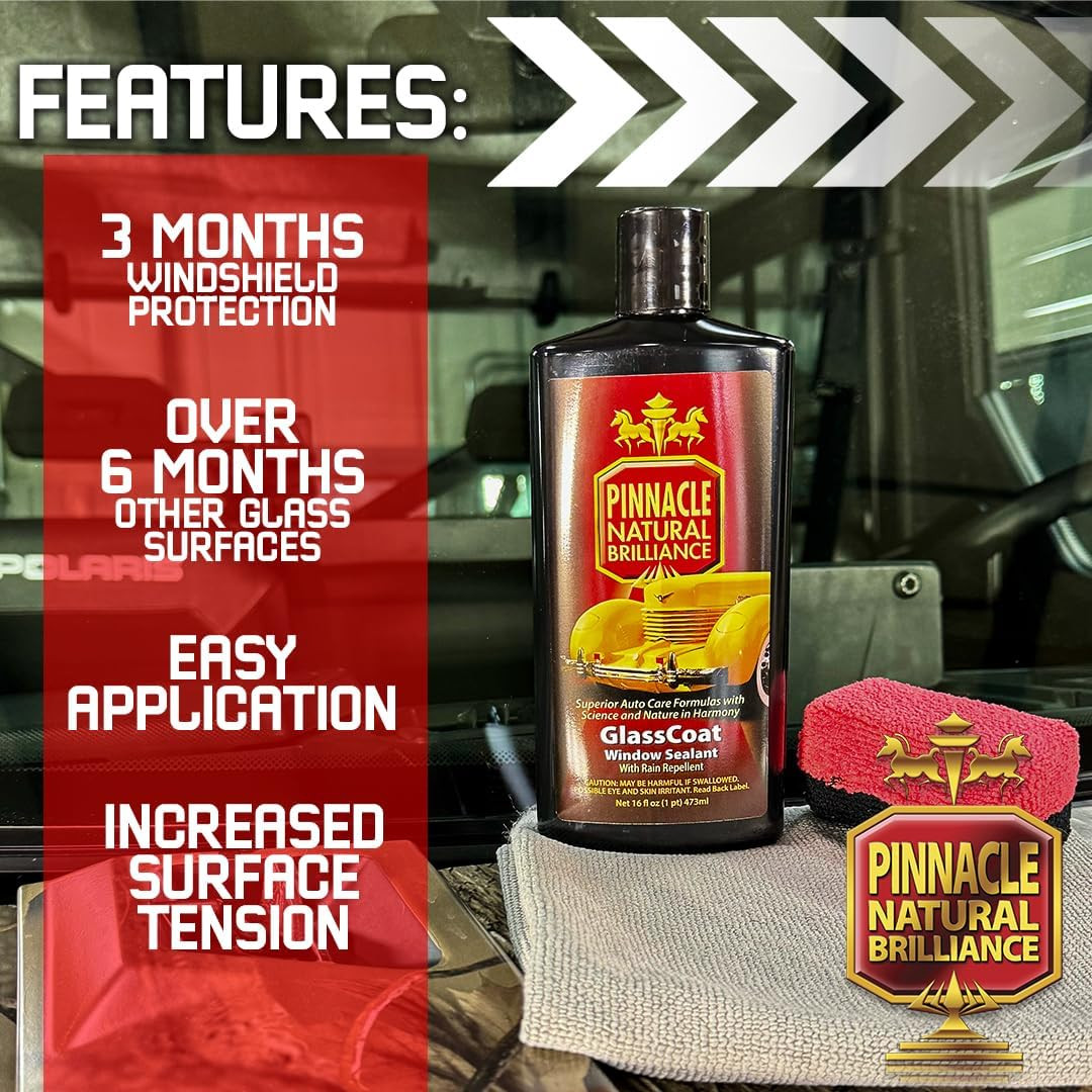 SONAX Pinnacle Glass Cleaner Combo | Complete Glass Cleaning Kit for Vehicles &
