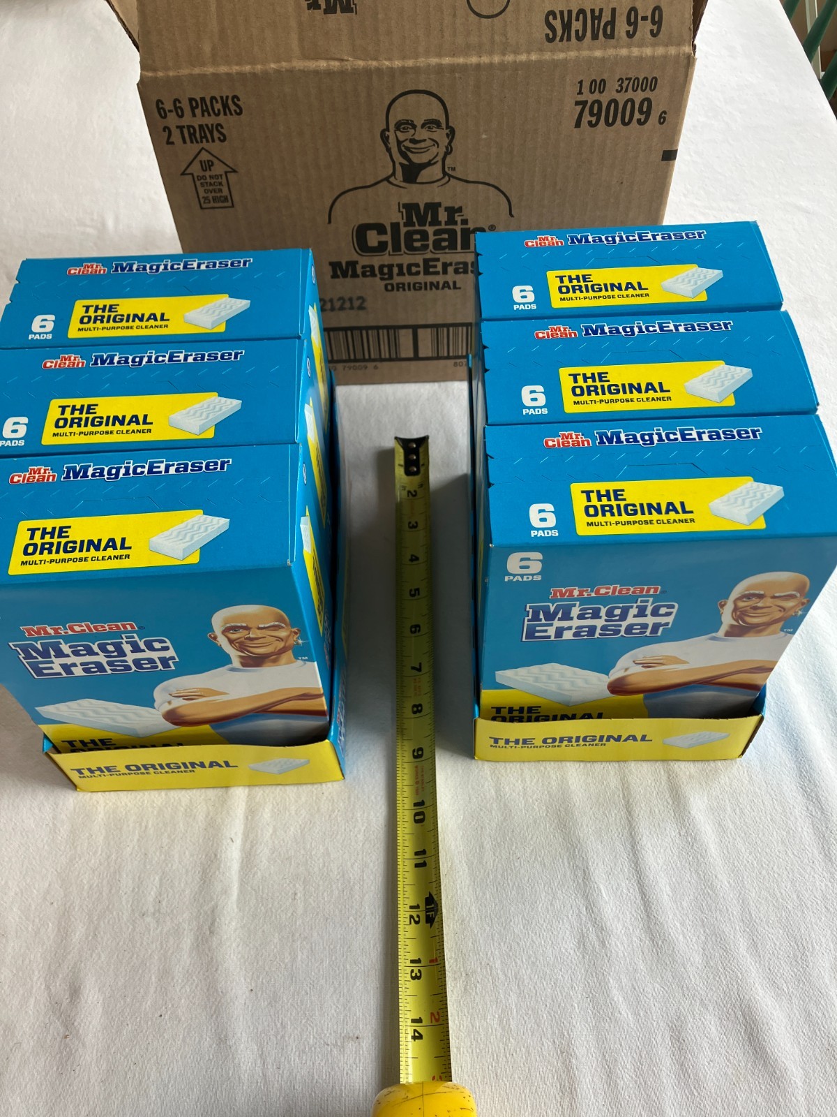 Mr. Clean Magic Eraser Original Multi-Purpose Cleaner, 36/Case, 4.6 x 2.3 x 1″
