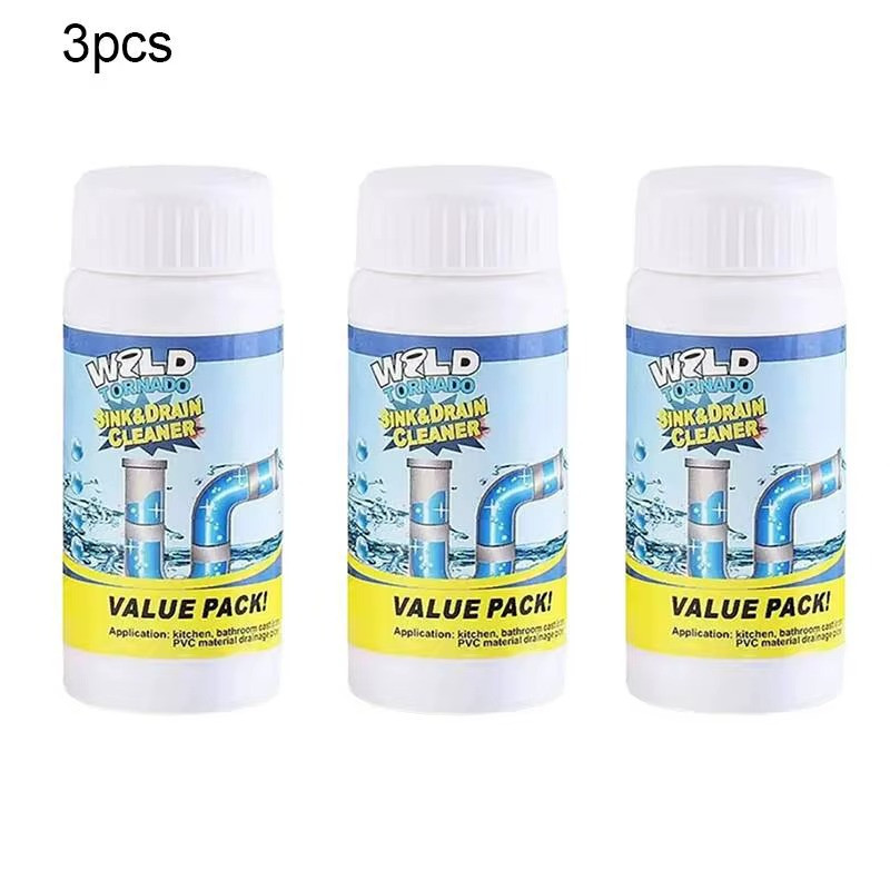 1~5x Wild Tornado Powerful Sink Drain Cleaner High Efficiency Clogging Cleaner