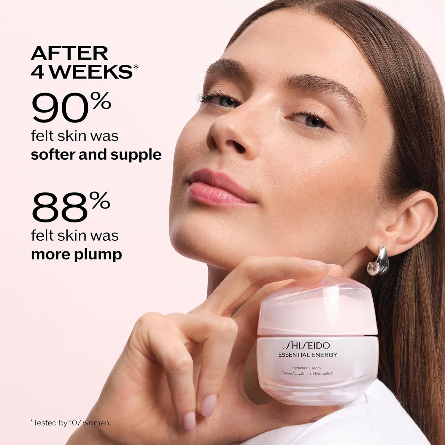 Shiseido Essential Energy Hydrating Cream – 50 mL – Visibly Reduces the Look o