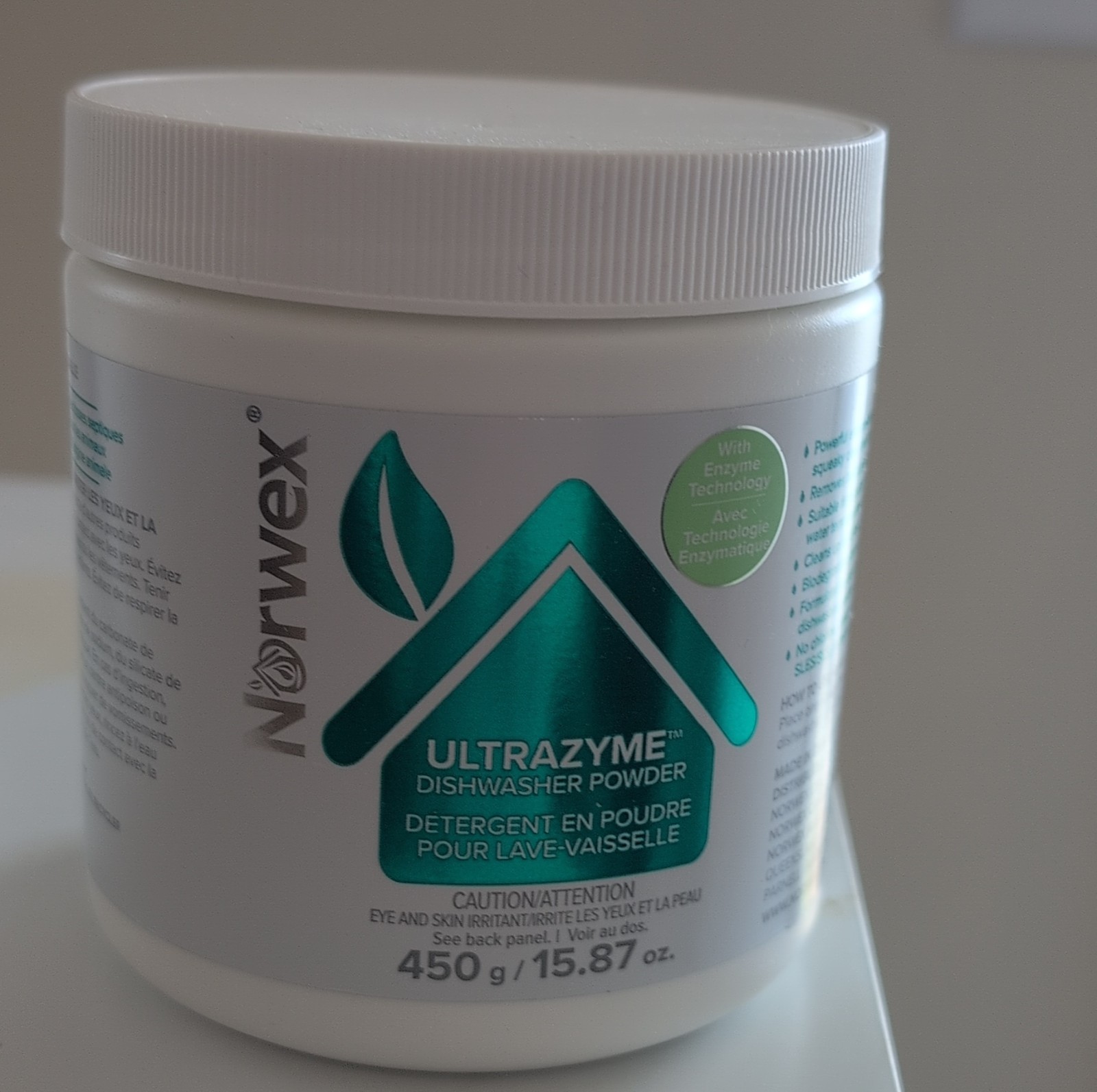 Norwex UltraZyme Dishwasher Powder With Enzyme Technology 450g / 15.87oz