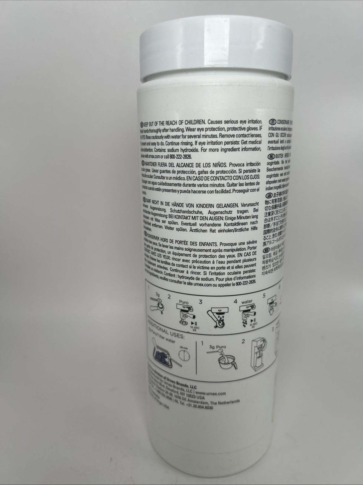 Puro Caff – 20 Ounce – Espresso Machine Cleaner Cleaning Powder