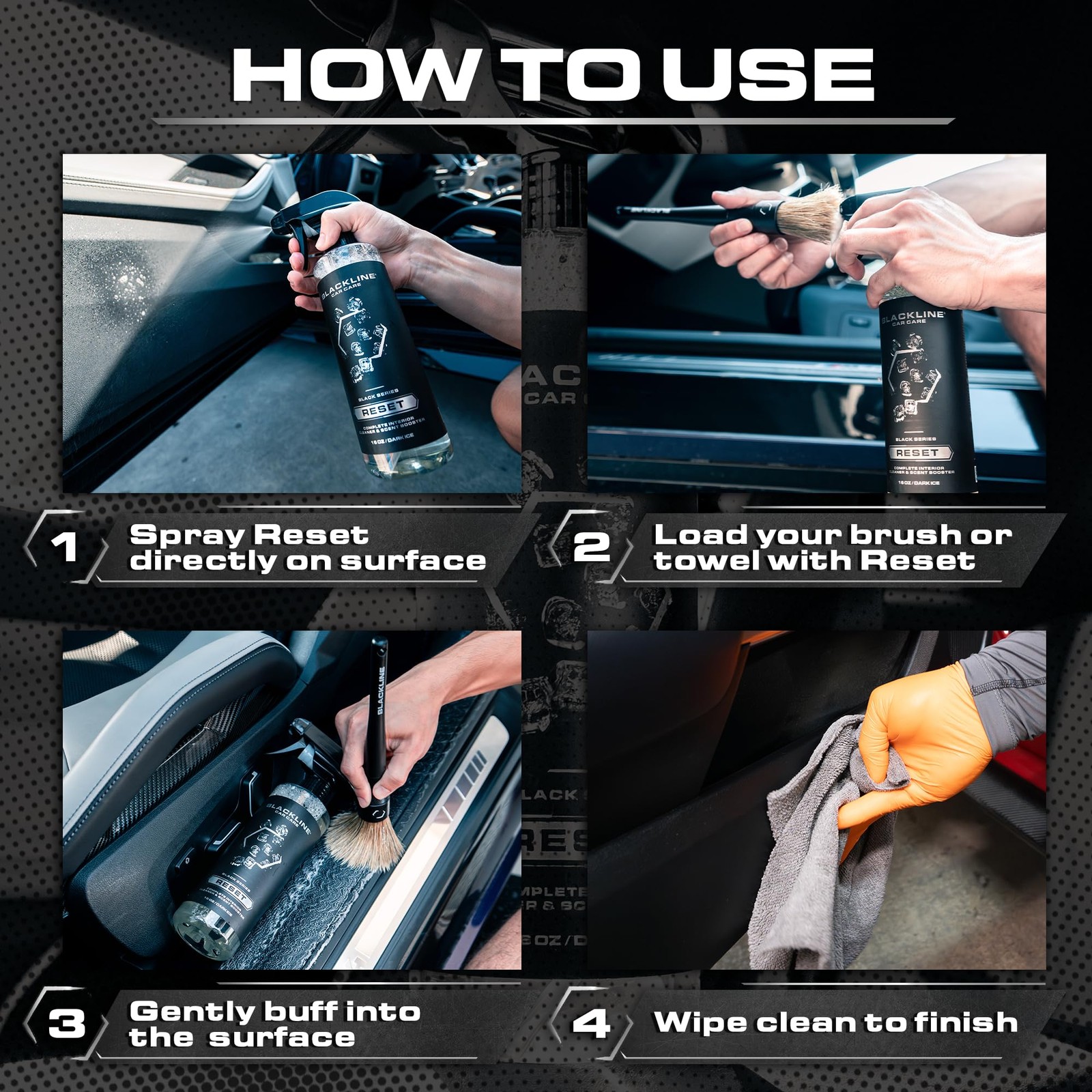 Luxury Scented Interior Cleaner for Cars – Deep Clean, Deodorize, pH-Neutral