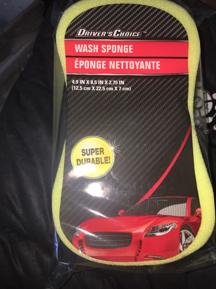 Driver’s Choice Car Wash Sponge, Yellow Approximately 4.9X 8.5 X 2.75 Inches