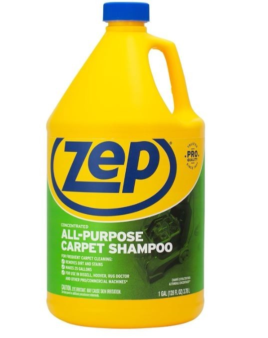 2-Pack Zep All-Purpose Carpet Shampoo Concentrate Cleaner – 1 Gallon – ZUCEC128