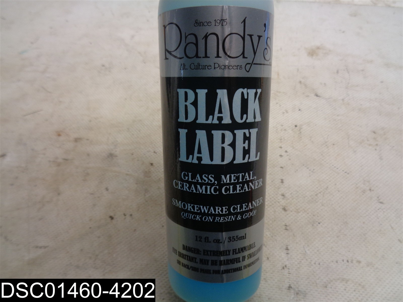 12 FL OZ Randy’s Black Label Glass, Metal, Ceramic Cleaner 850004557051