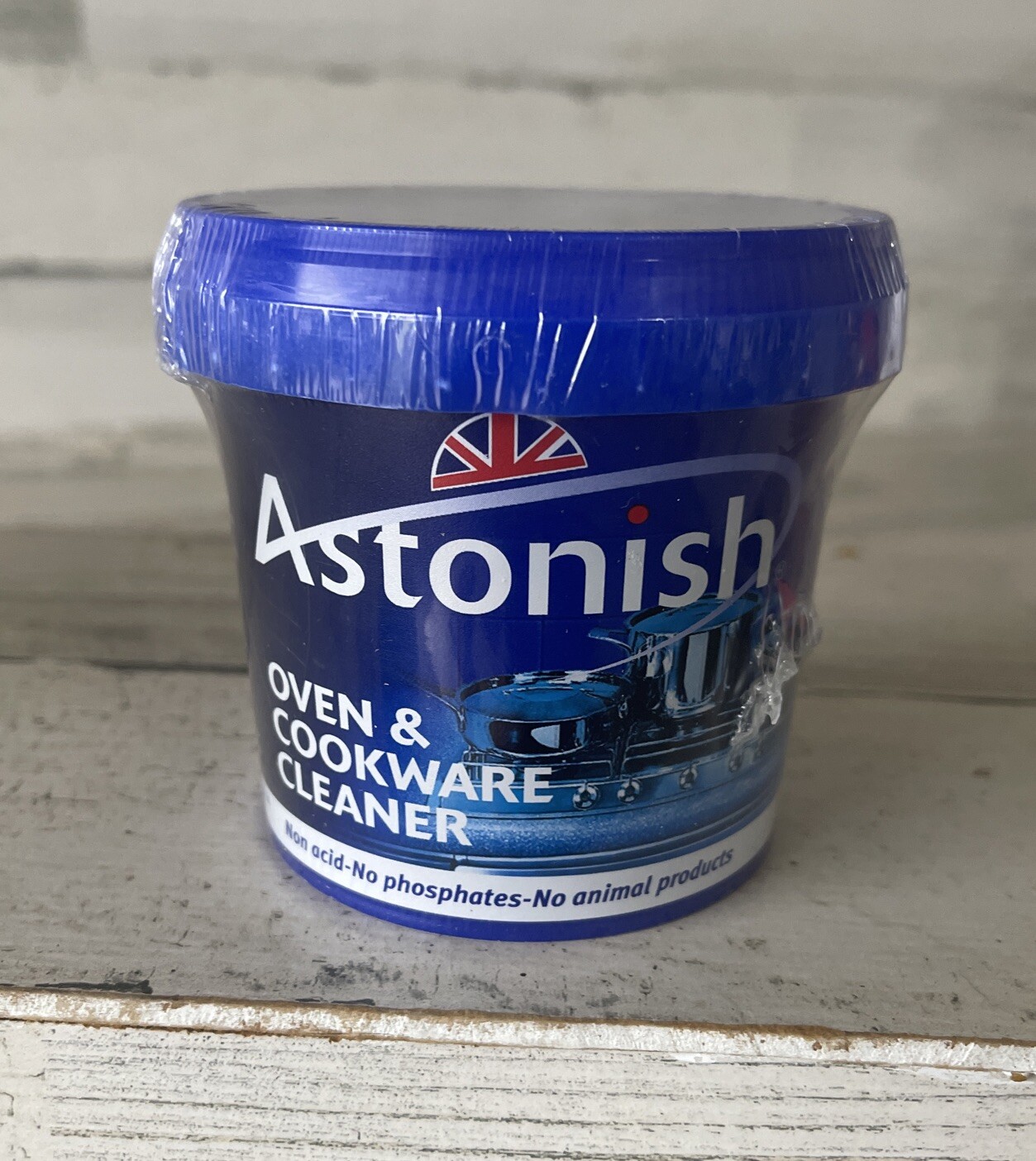 New Astonish Oven And Cookware Cleaner 17oz +Stain Remover Bar + Scrubber Set