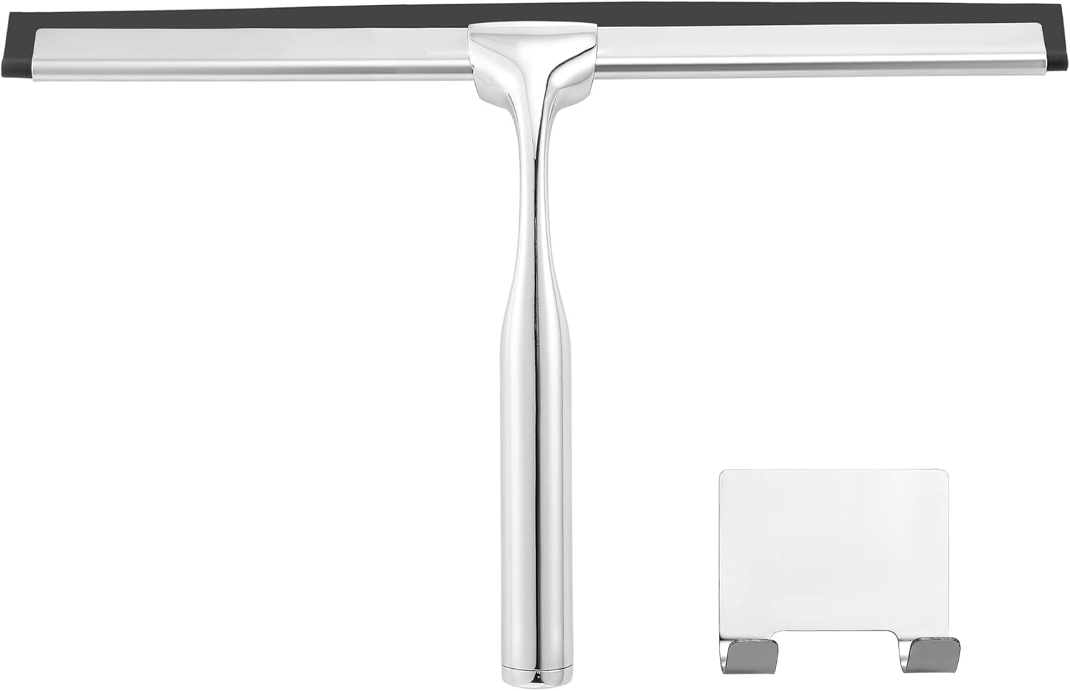 Squeegee for Shower Door, Car Windshield, and Glass Window – 2 Extra Silicone Re