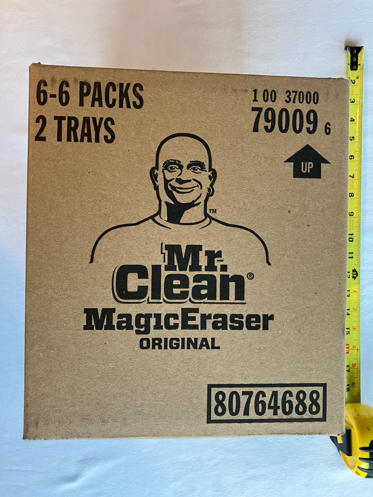 Mr. Clean Magic Eraser Original Multi-Purpose Cleaner, 36/Case, 4.6 x 2.3 x 1″