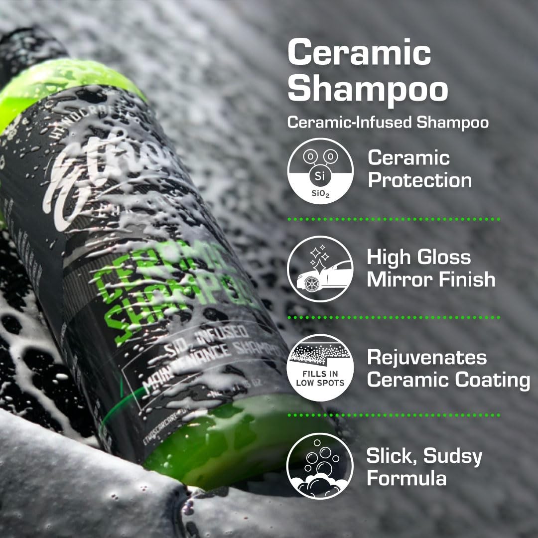Ceramic Car Shampoo – Slick Car Wash Soap for Ceramic Coatings – pH-Balanced …