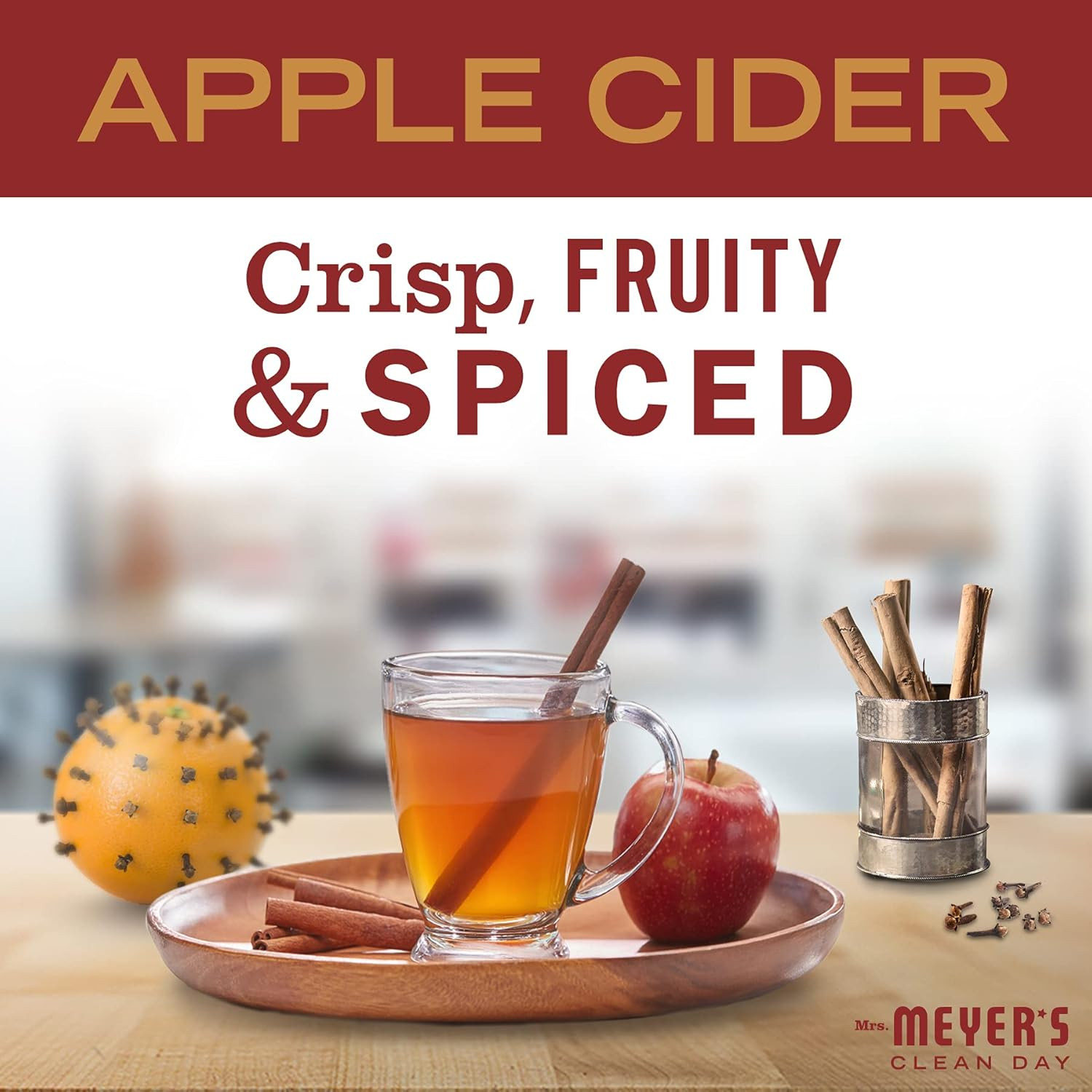 Mrs. Meyer’s Liquid Dish Soap, Limited Edition Apple Cider Scent, 16 Fl. Oz