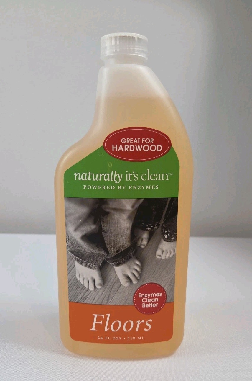 Naturally It’s Clean Floors Clean Enzyme Cleaner 24 FL OZ Sealed Discontinued