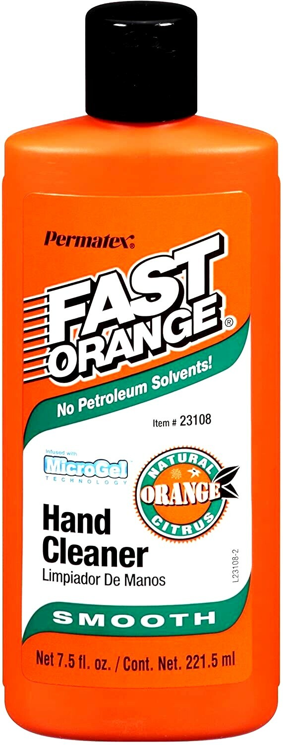 Permatex Fast Orange Smooth Lotion Hand Cleaner – 1 Gal,0.5 Gal,15oz. 7.5oz.