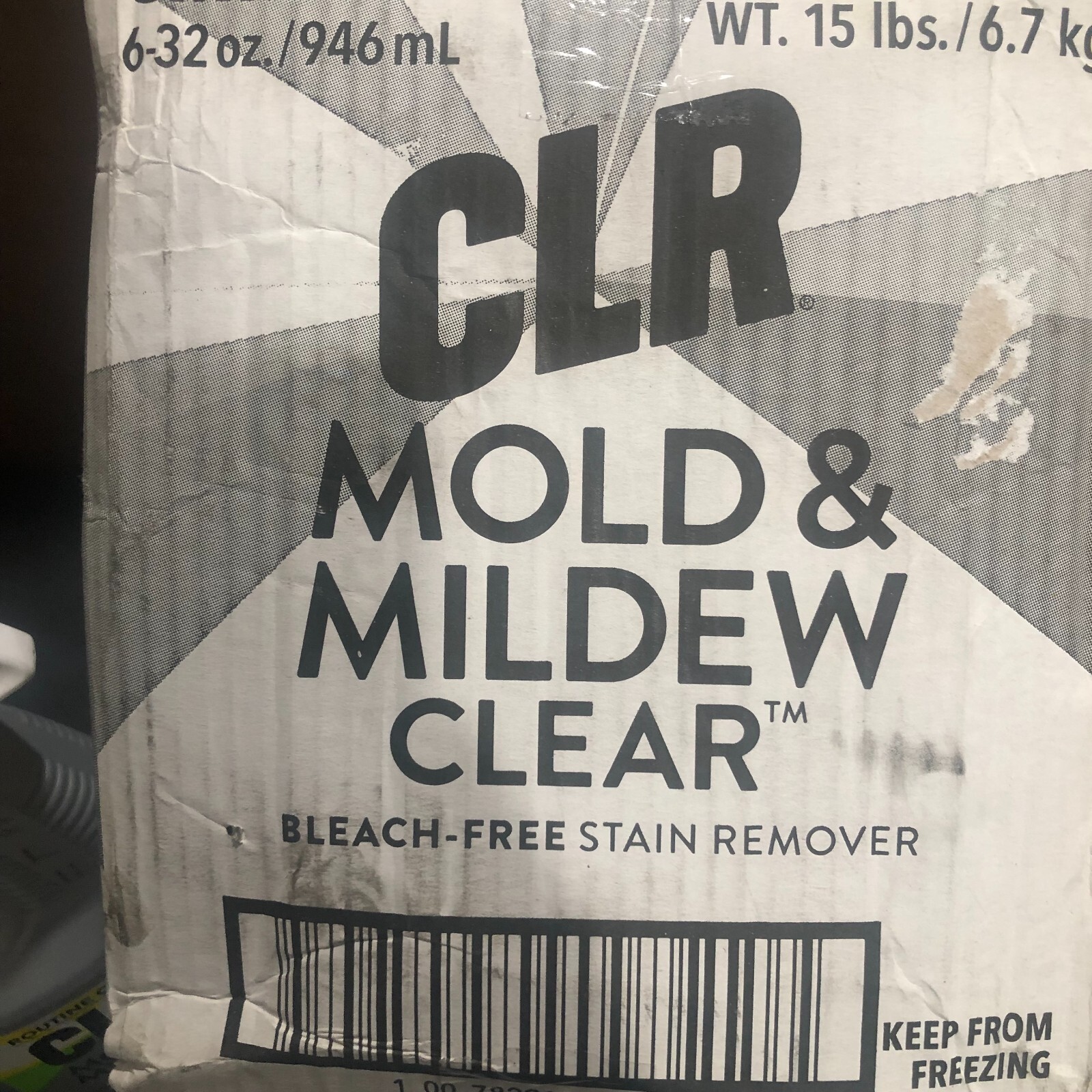 (5 PK) CLR Mold and Mildew Clear Bleach-Free Foaming Stain Remover Spray-32 Oz.