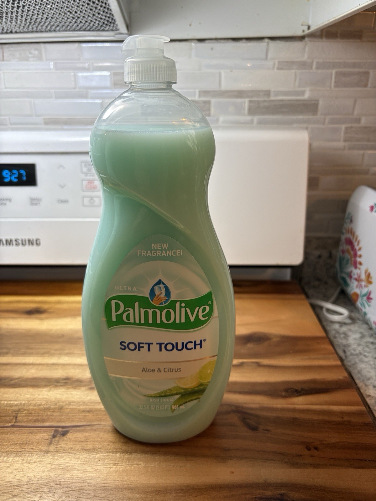 Palmolive Ultra Soft Touch Aloe & Citrus Scent Dish Liquid 32.5FL OZ RETIRED HTF