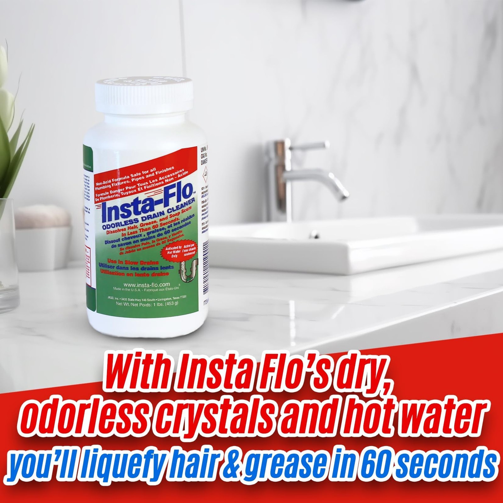 Thrift Marketing IS200 2LB Insta Drain Cleaner
