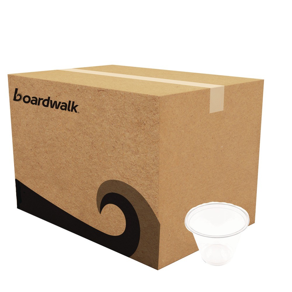 Boardwalk PET9S 9 oz. Squat PET Cold Cups – Clear (1000/CT) New