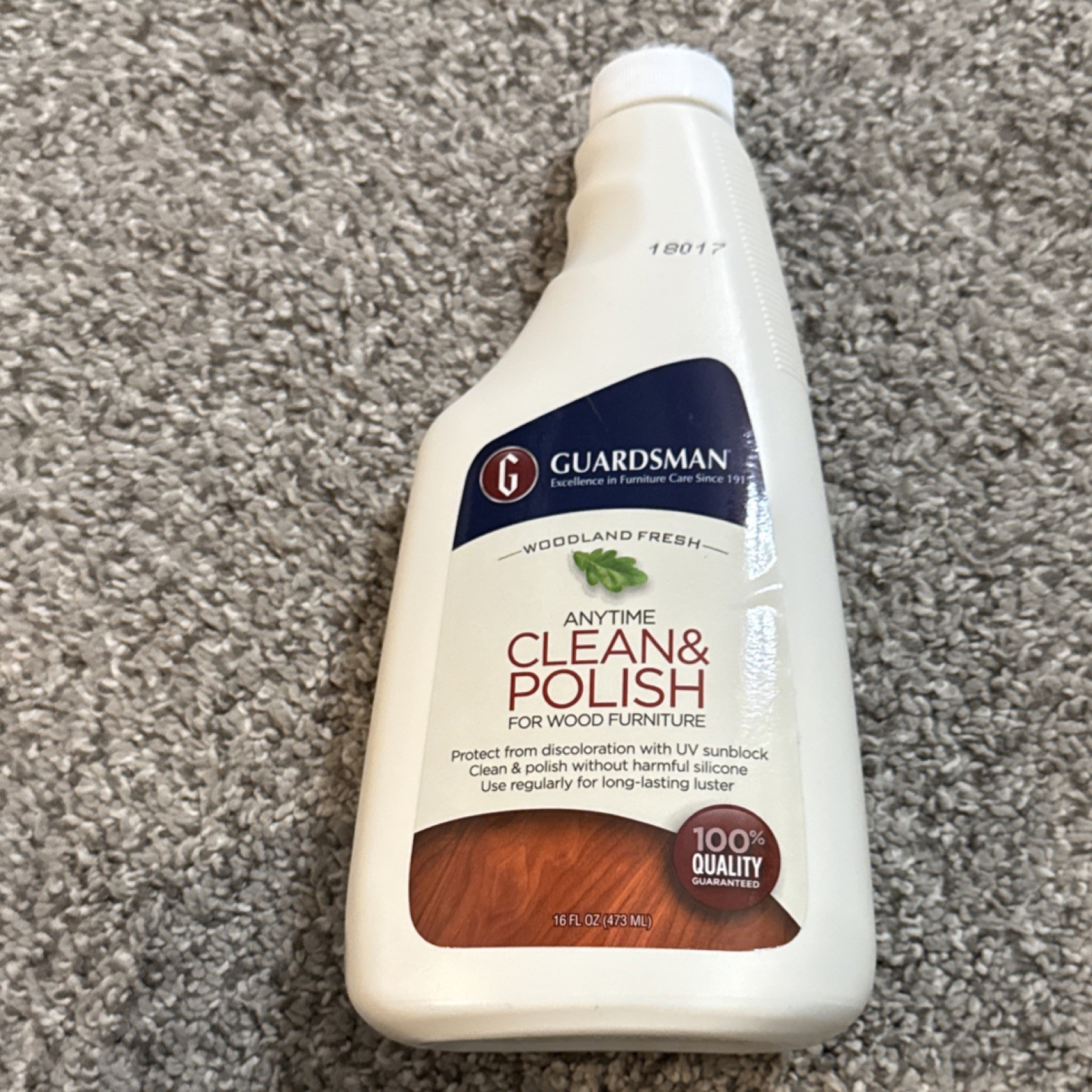 Guardsman Wood Furniture Polish Spray Woodland Fresh 2×16 fl oz UV Sunblock