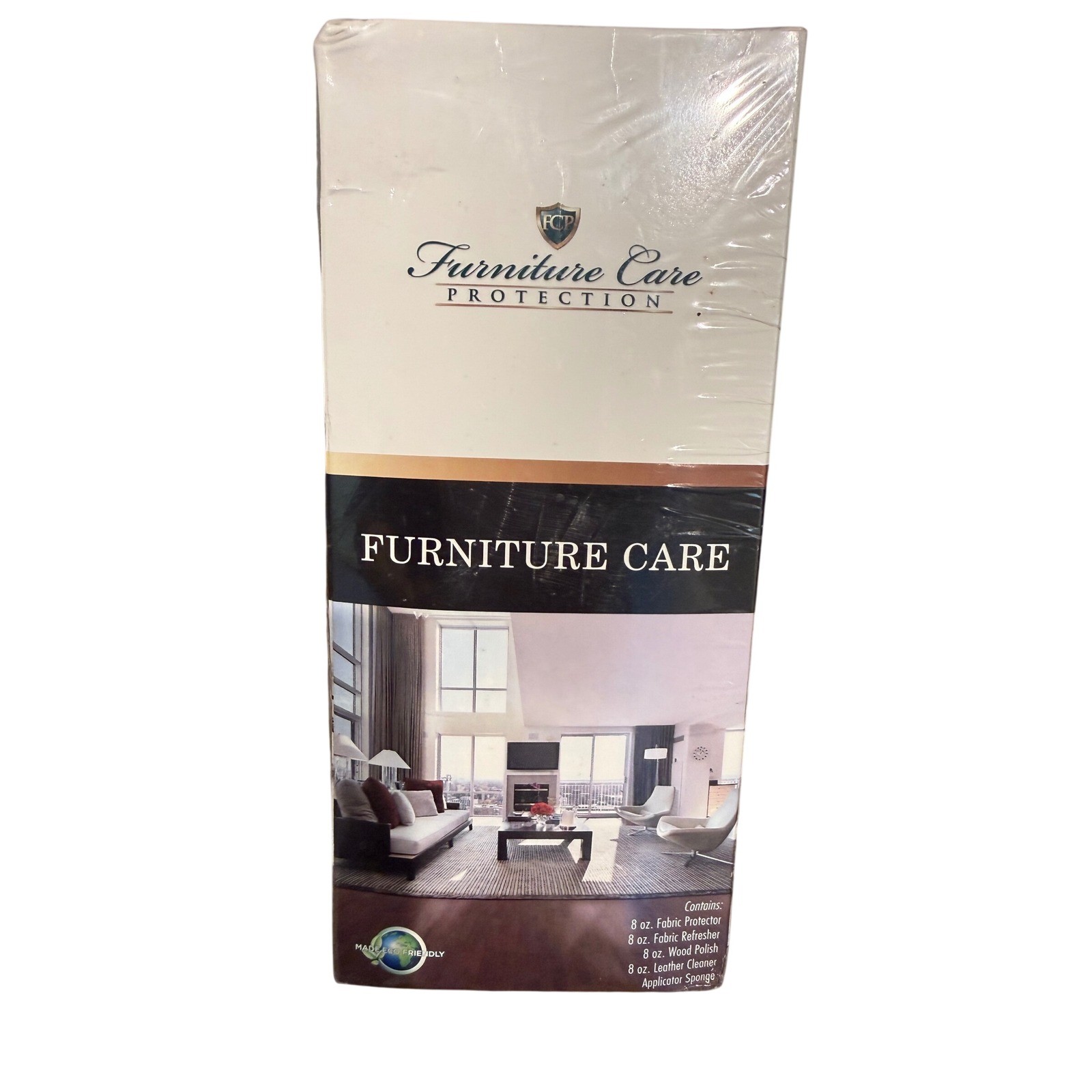 Furniture Care Protection 5 Piece Kit Fabric Leather Wood Cleaner Polish NEW