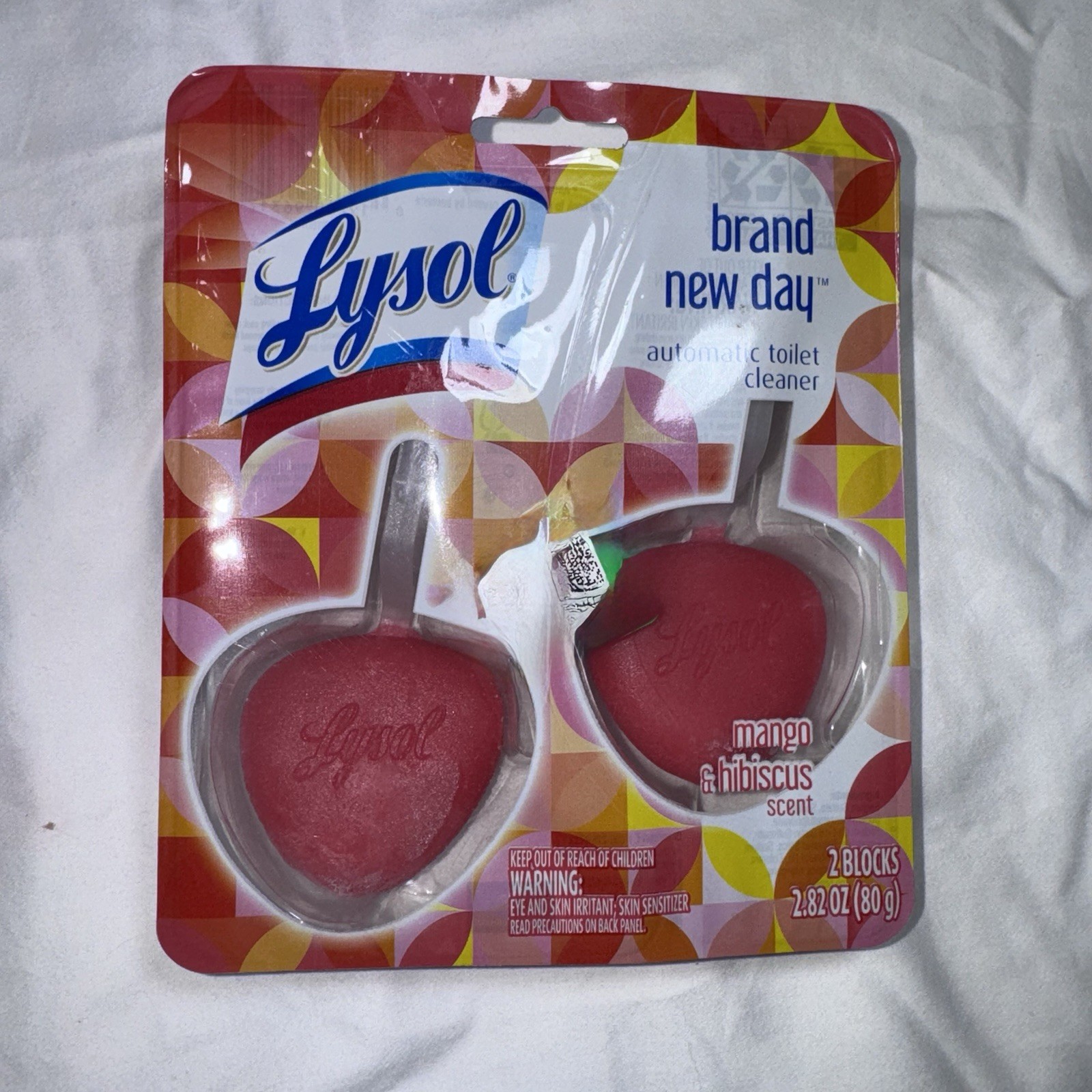 Lysol Brand New Day Automatic Toilet Bowl Cleaner Mango & Hibiscus 2 Pack Each