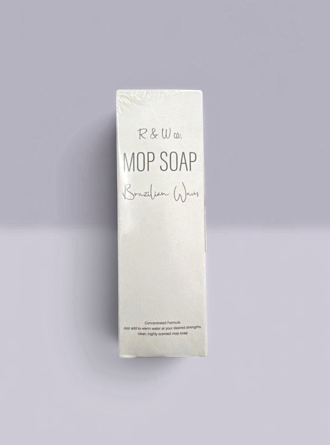 R & W Co Mop Soap Brazilian Wax 120ml Concentrated Floor Cleaner NEW Sealed